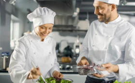 Cozinha inteligente na rede fast food